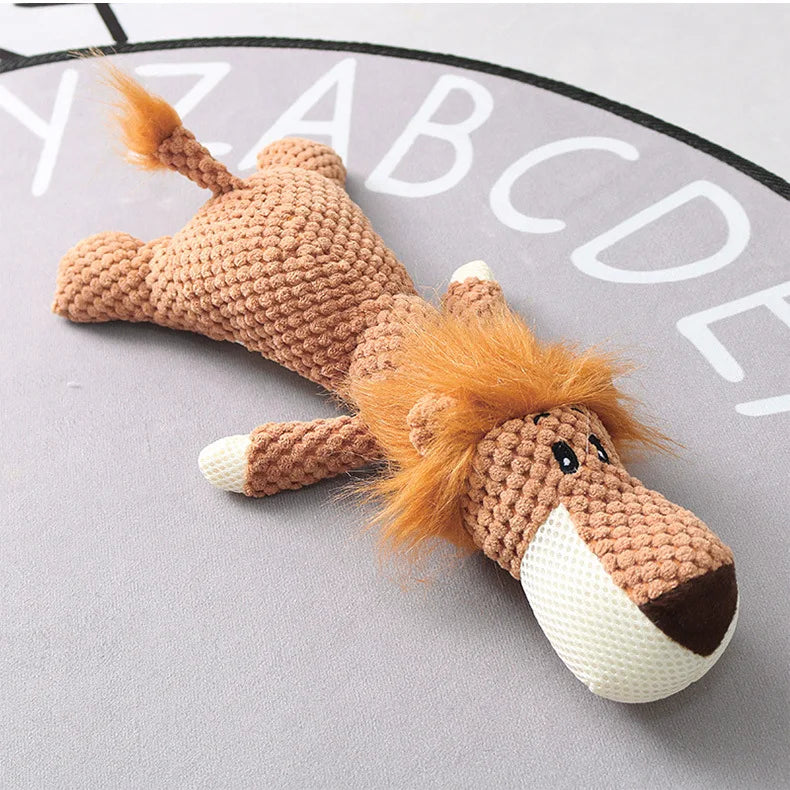 Jouet en Peluche avec Pouic-Pouic pour Chiots et Petits Chiens – Résistant et Amusant