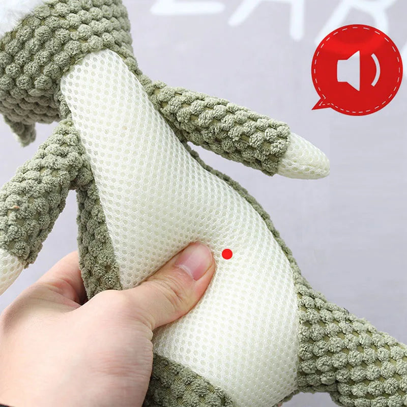 Jouet en Peluche avec Pouic-Pouic pour Chiots et Petits Chiens – Résistant et Amusant