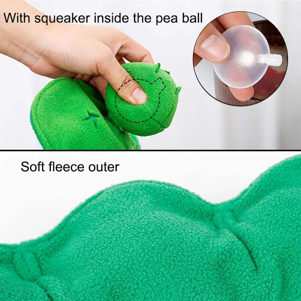Jouet Interactif pour Chien – Gousse de Pois avec Friandises Cachées, Puzzle & Anti-Stress