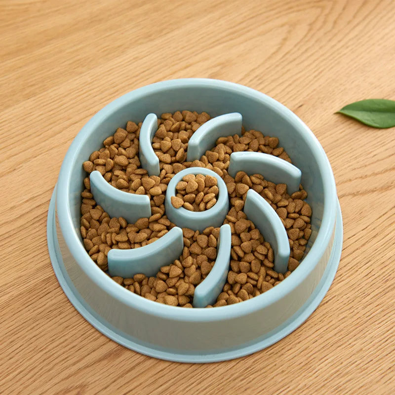 Gamelle Anti-Glouton pour Chien et Chat – Bol d’Alimentation Anti-étouffement en Plastique Durable