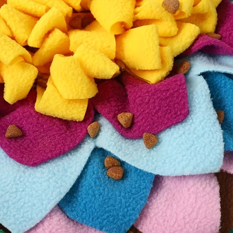 Tapis de Fouille Interactif pour Chiens – Jeu Éducatif, Anti-Stress et Mangeoire Lente
