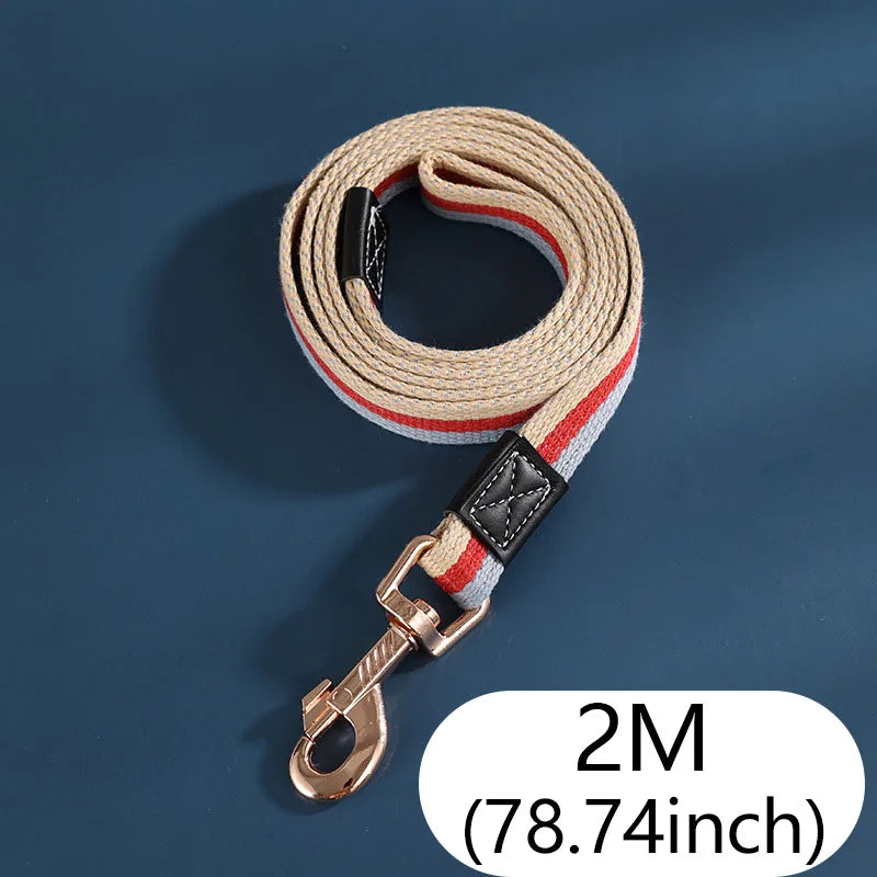 Laisse longue d’entraînement pour chien – Nylon antidérapant, corde de traction solide, idéale pour marche et dressage