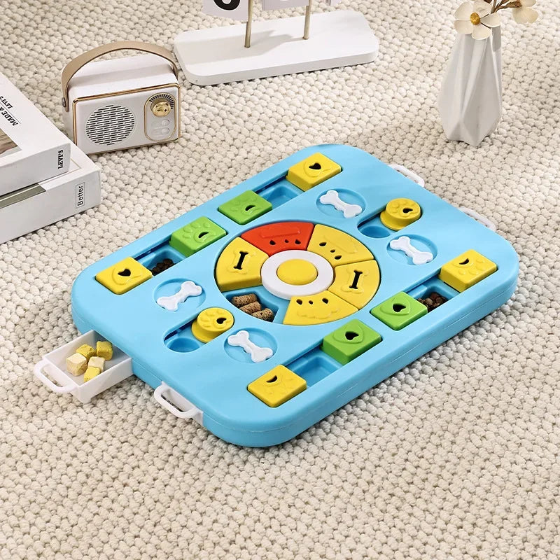 Puzzle Interactif pour Chien – Jouet Distributeur de Friandises et Gamelle Anti-glouton