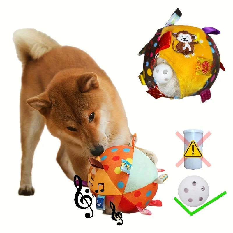 Balle Interactive pour Chien – Jouet Résistant Anti-Stress & Mastication