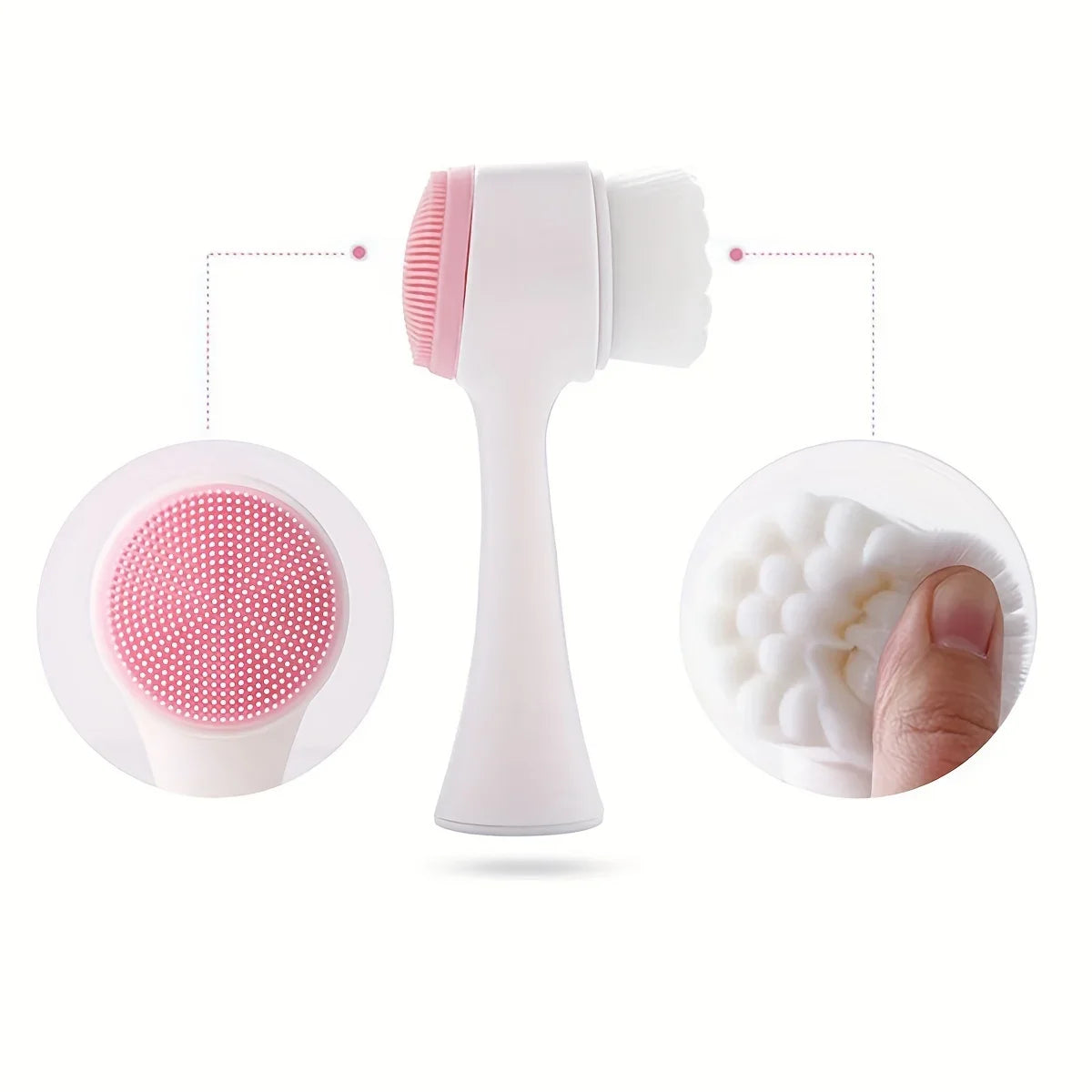 Nettoyeur de pattes et brosse de massage en silicone - accessoires 2 en 1 pour chien