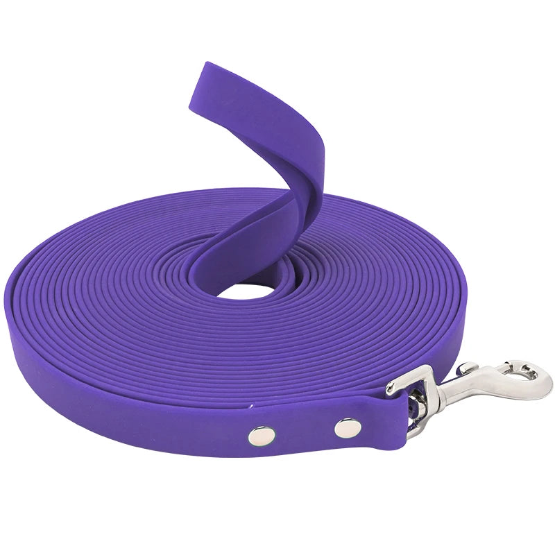 Laisse Longue Imperméable pour Chien – PVC Résistant, Facile à Nettoyer (3m, 5m, 10m, 15m)