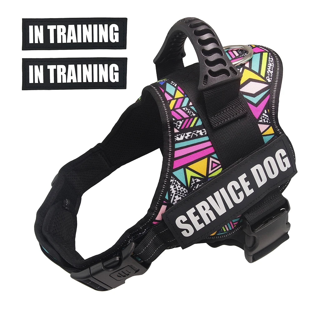 Harnais de Service pour chien préféré et gilet de soutien émotionnel avec patchs réfléchissants amovibles pour chiot de grande et moyenne taille