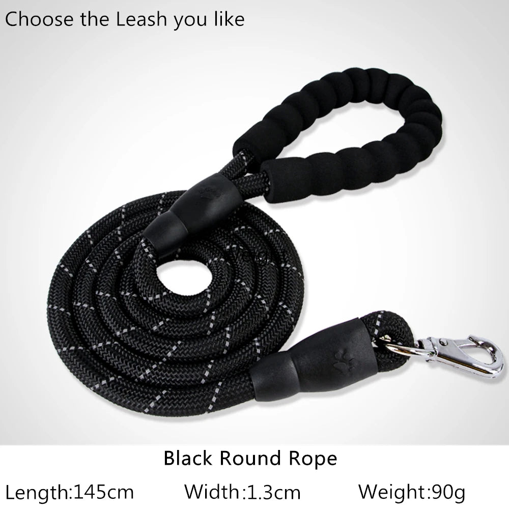 Harnais réglable en nylon pour grands chiens – Sécurité et confort tous temps