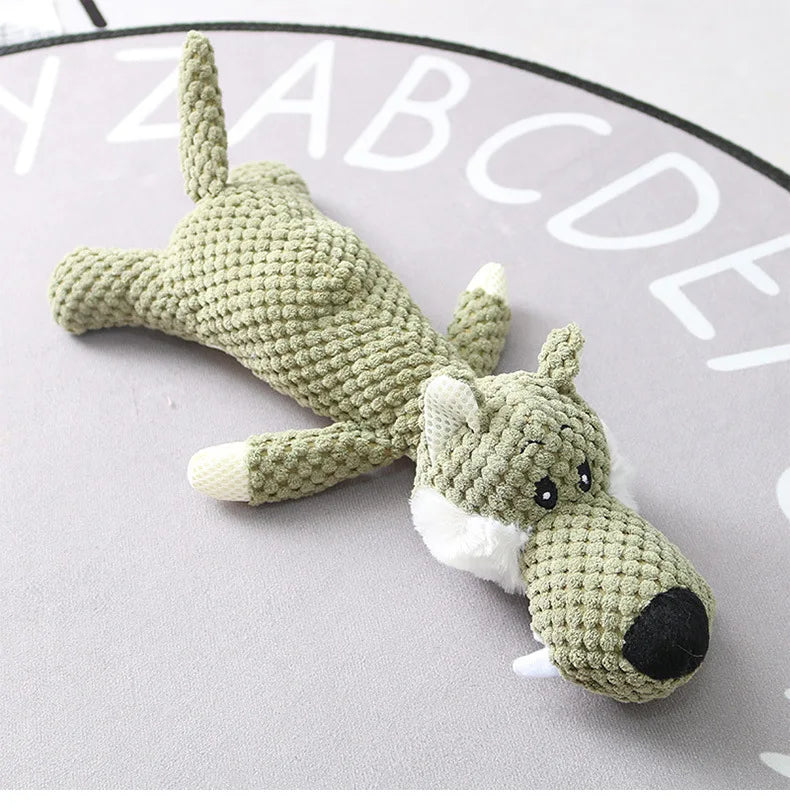 Jouet en Peluche avec Pouic-Pouic pour Chiots et Petits Chiens – Résistant et Amusant