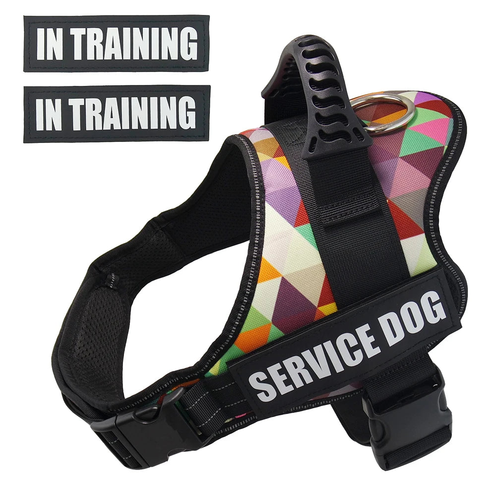Harnais de Service pour chien préféré et gilet de soutien émotionnel avec patchs réfléchissants amovibles pour chiot de grande et moyenne taille