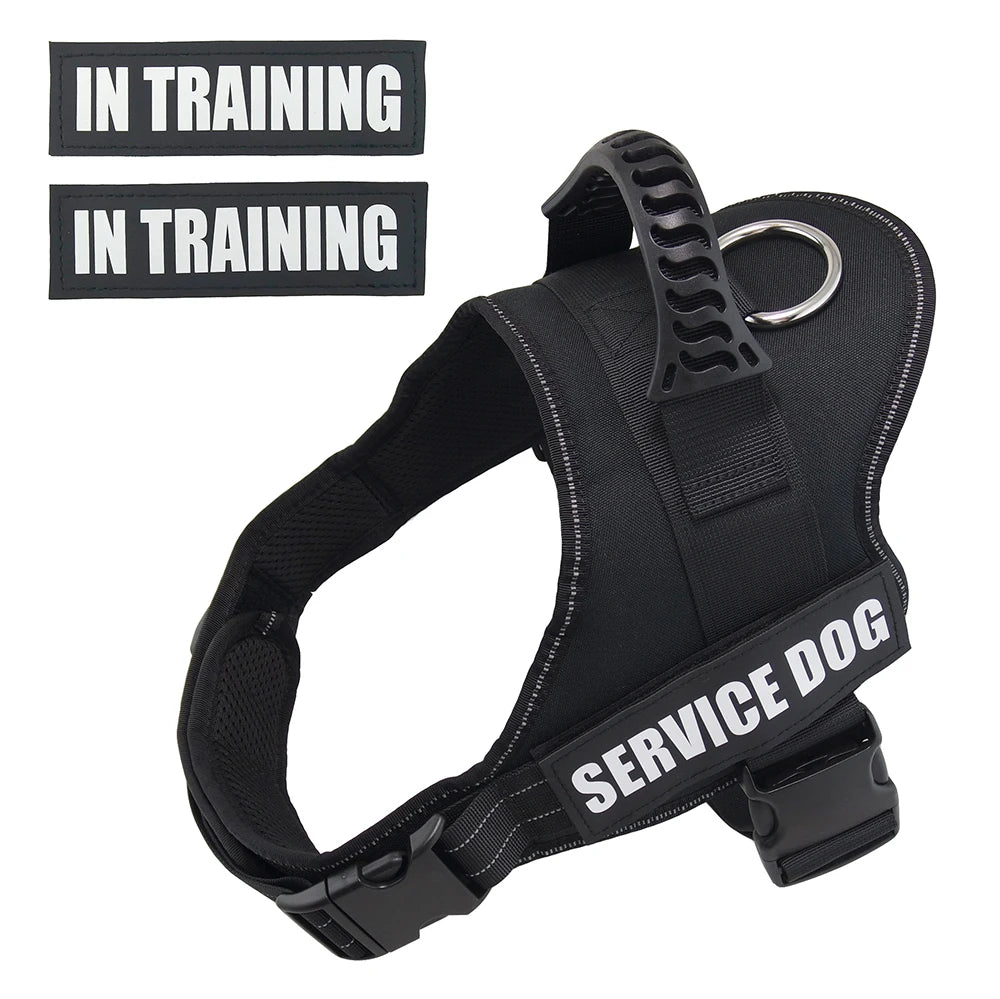 Harnais de Service pour chien préféré et gilet de soutien émotionnel avec patchs réfléchissants amovibles pour chiot de grande et moyenne taille