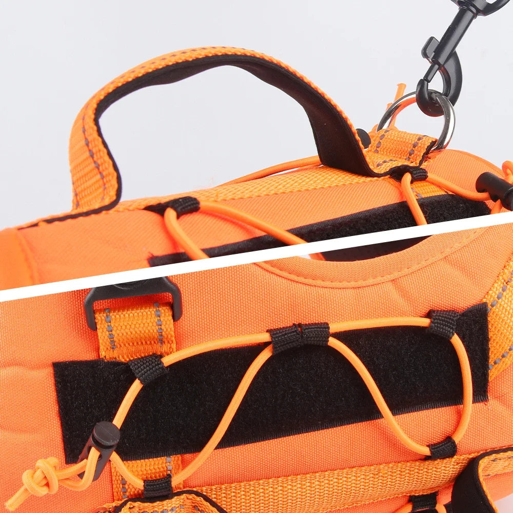 Harnais multifonction réfléchissant pour chien – Nylon réglable, confort & contrôle