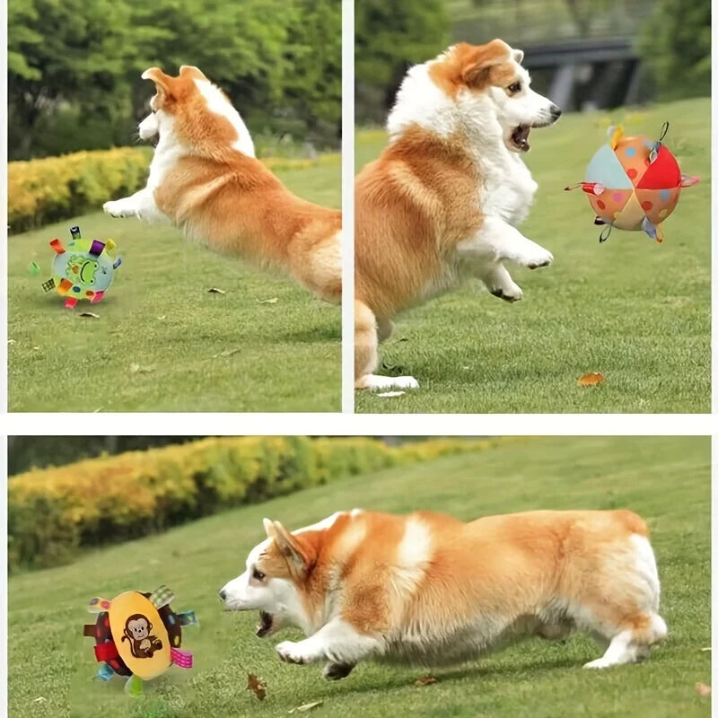 Balle Interactive pour Chien – Jouet Résistant Anti-Stress & Mastication