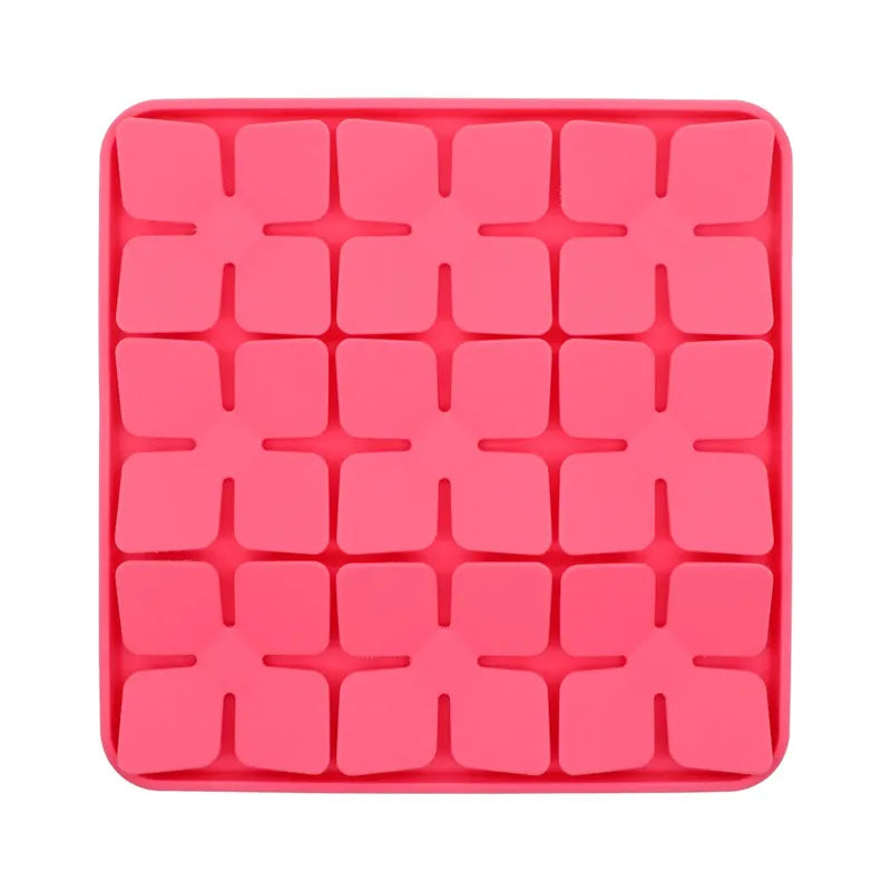 Tapis de Léchage et Fouille en Silicone – Gamelle Lente & Anti-Stress avec Ventouses pour Chiens