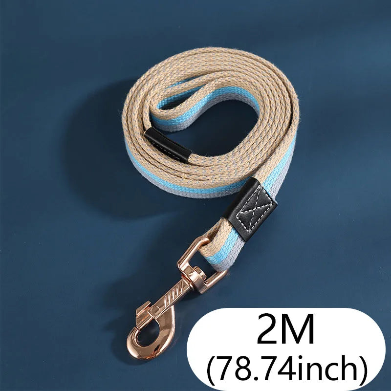 Laisse longue d’entraînement pour chien – Nylon antidérapant, corde de traction solide, idéale pour marche et dressage