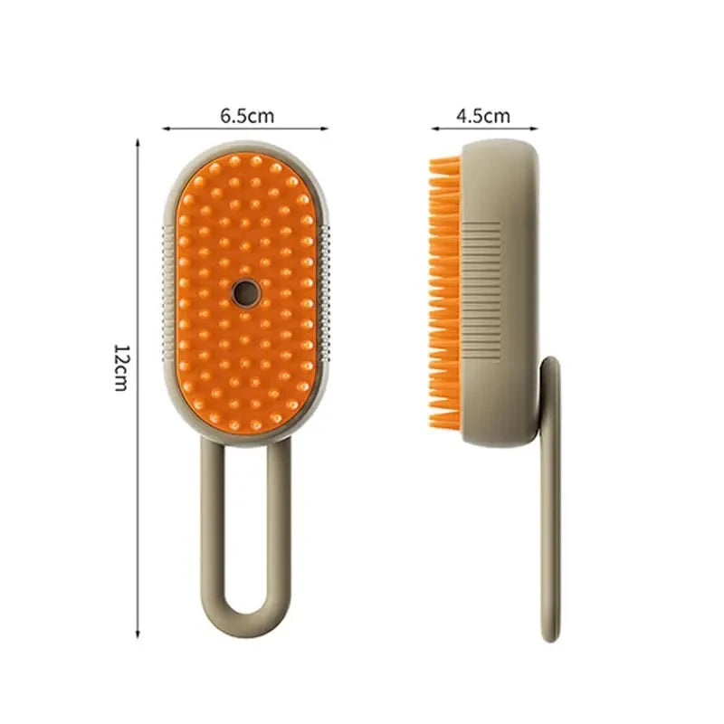 Brosse vapeur pour chien, brosse électrique 3 en 1 pour poils de chat, pour Massage, toilettage pour animaux de compagnie, élimination des poils emmêlés et lâches