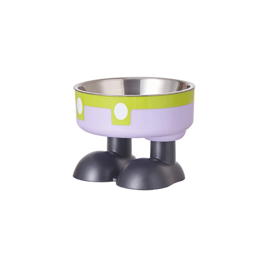 Gamelle Surélevée en Inox pour Chiens  – Antidérapante, Design et Protection des Cervicales