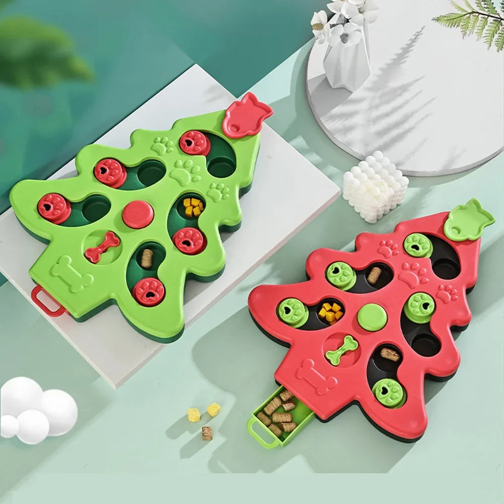 Puzzle Interactif pour Chien – Jouet Distributeur de Friandises et Gamelle Anti-glouton