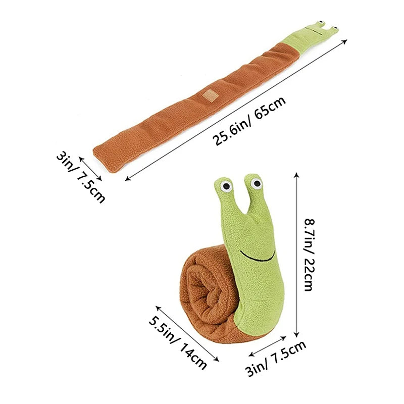 Jouet de Fouille Interactif pour Chien – Chenille avec Friandises Cachées, Anti-Stress & Éducatif