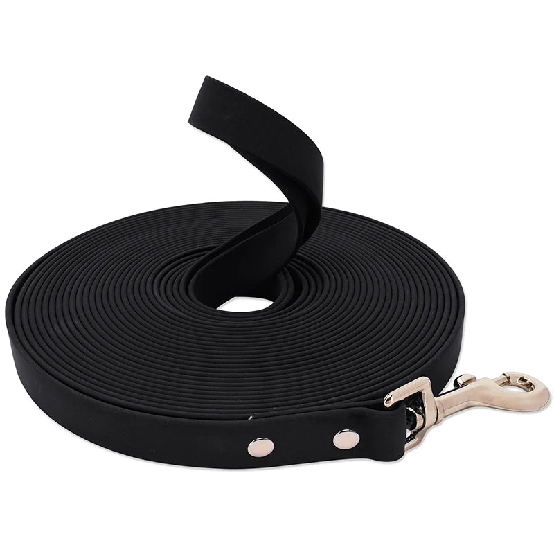Laisse Longue Imperméable pour Chien – PVC Résistant, Facile à Nettoyer (3m, 5m, 10m, 15m)