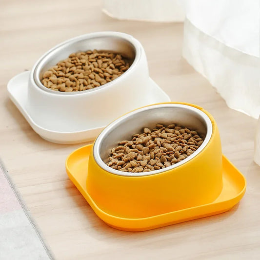 Gamelle Inclinée en Inox pour Chiens – Bol Antidérapant et Confort Digestif