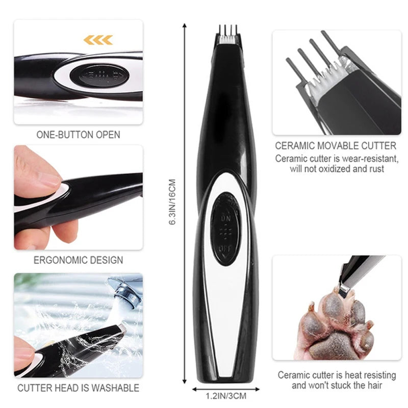 Tondeuse électrique de toilettage – Kit complet pour chiens & chats (3 modèles)