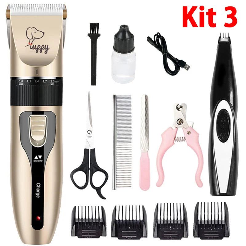 Tondeuse électrique de toilettage – Kit complet pour chiens & chats (3 modèles)