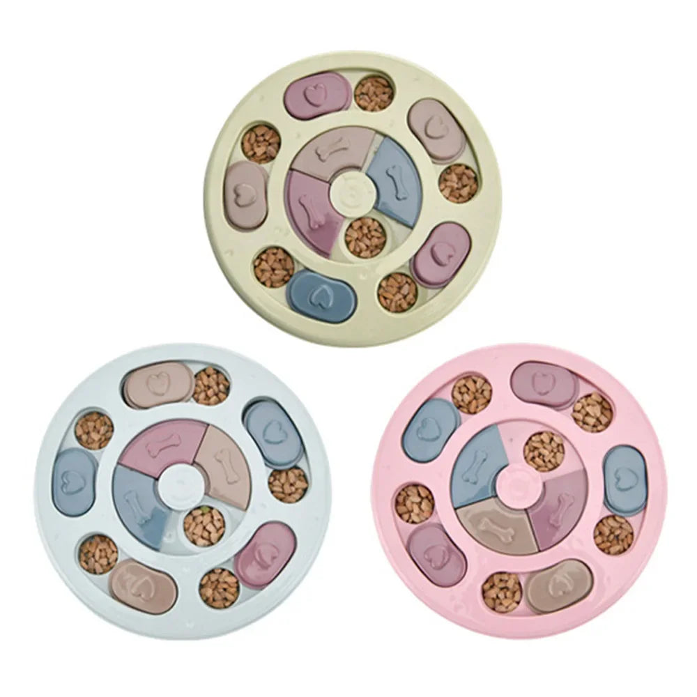 Puzzle Interactif pour Chien – Jouet Distributeur de Friandises et Gamelle Anti-glouton
