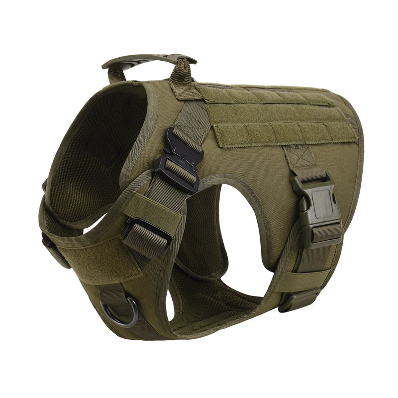 Gilet militaire tactique pour animaux de compagnie, berger allemand Golden Retriever, ensemble harnais et laisse d'entraînement tactique pour chiens de toutes les races