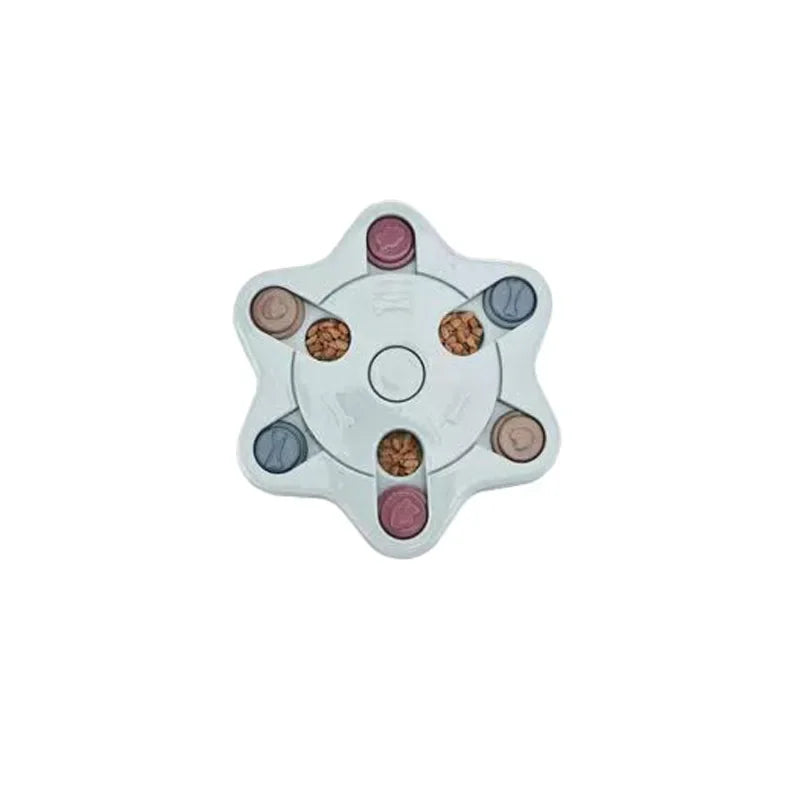 Puzzle Interactif pour Chien – Jouet Distributeur de Friandises et Gamelle Anti-glouton