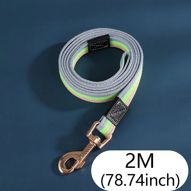 Laisse longue d’entraînement pour chien – Nylon antidérapant, corde de traction solide, idéale pour marche et dressage