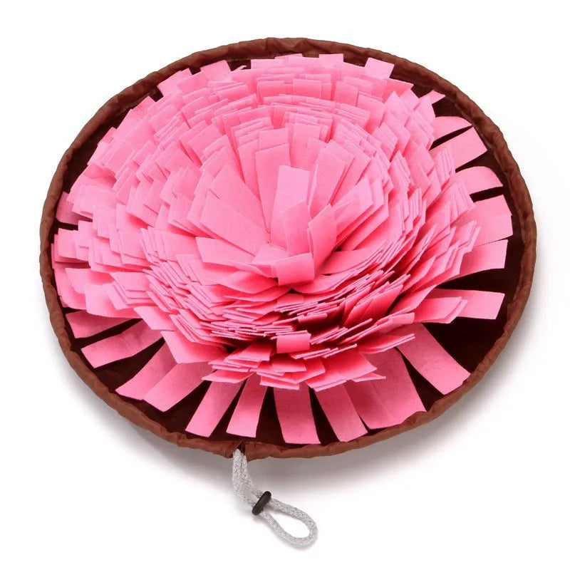 Tapis de Fouille Pliable pour Chiens – Lavable, Anti-Stress et Mangeoire Lente Éducative