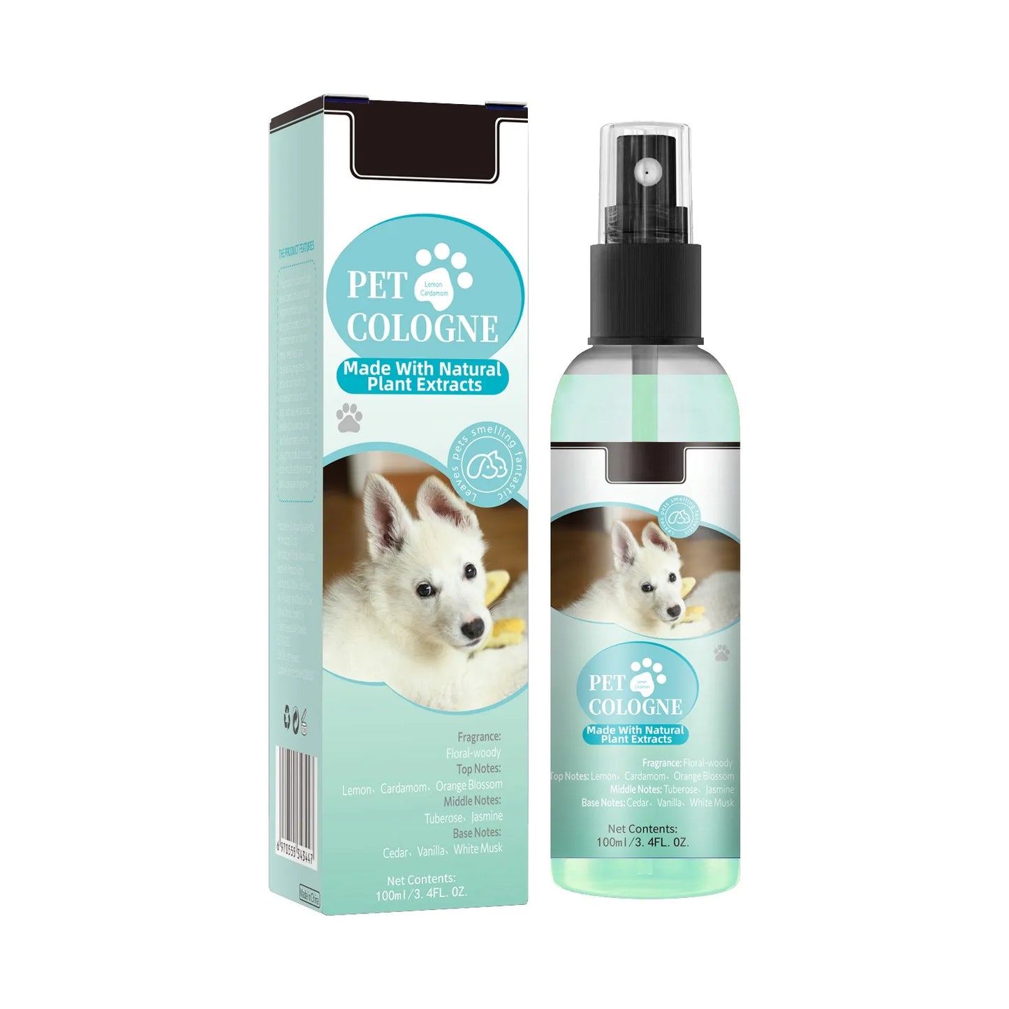Spray parfumé éliminateur d’odeurs pour chiens & chats – Fraîcheur longue durée