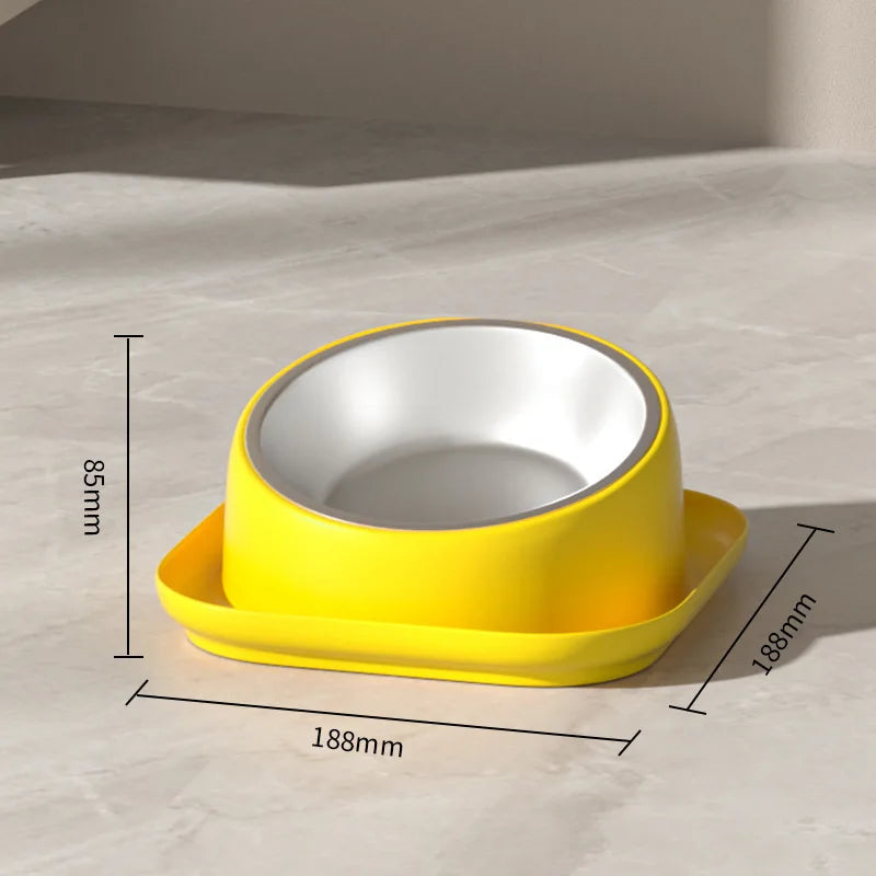 Gamelle Inclinée en Inox pour Chiens – Bol Antidérapant et Confort Digestif
