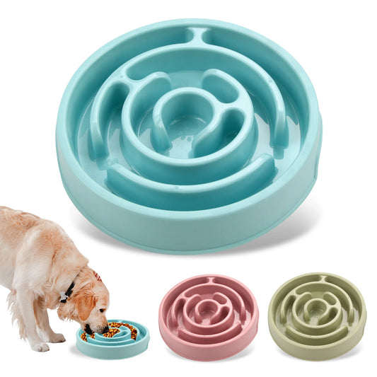 Bol Anti-Glouton pour Chien – Gamelle Antidérapante, Ralentit l’Alimentation, Évite les Ballonnements