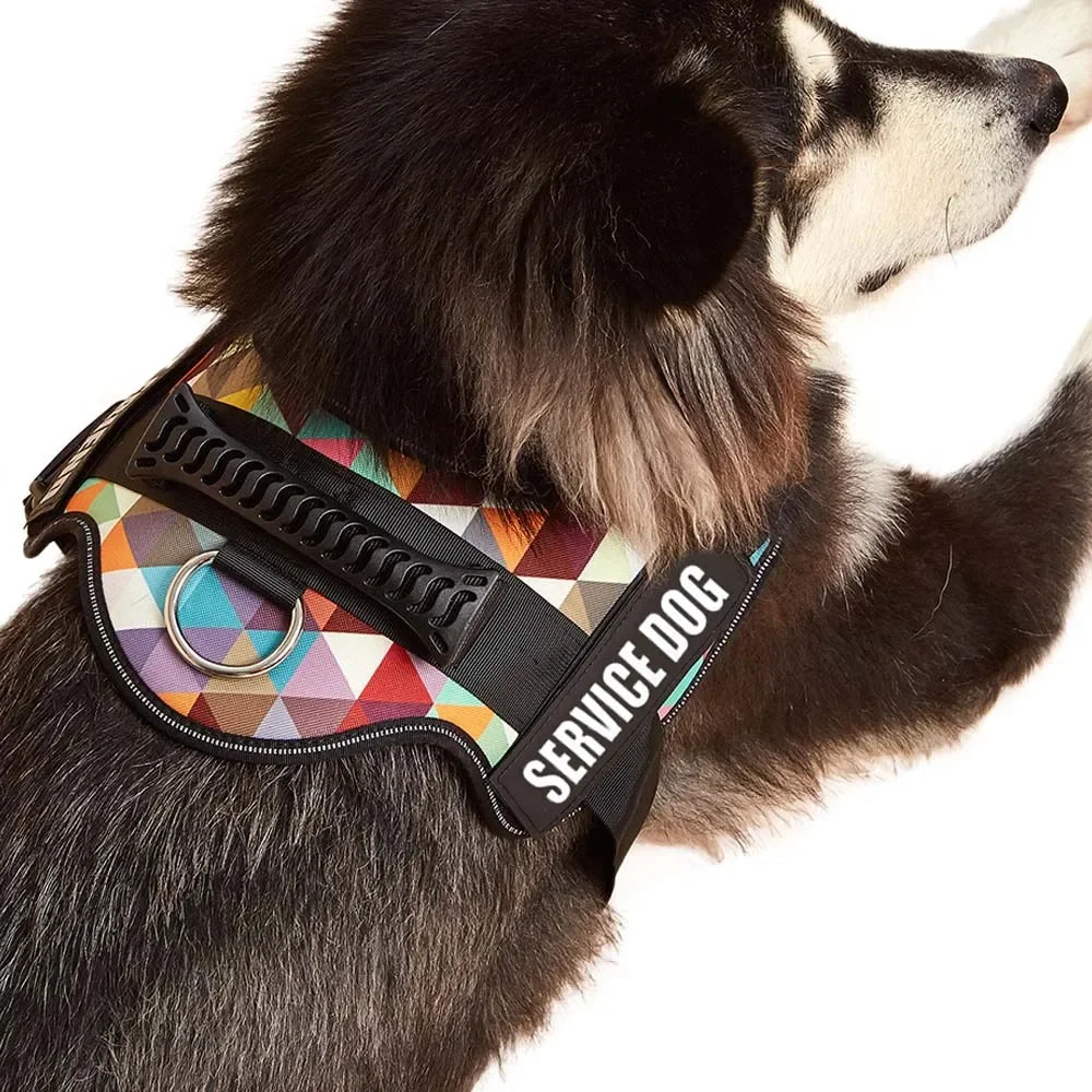 Harnais de Service pour chien préféré et gilet de soutien émotionnel avec patchs réfléchissants amovibles pour chiot de grande et moyenne taille