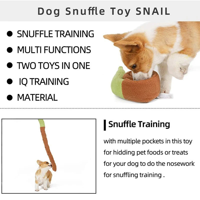 Jouet de Fouille Interactif pour Chien – Chenille avec Friandises Cachées, Anti-Stress & Éducatif