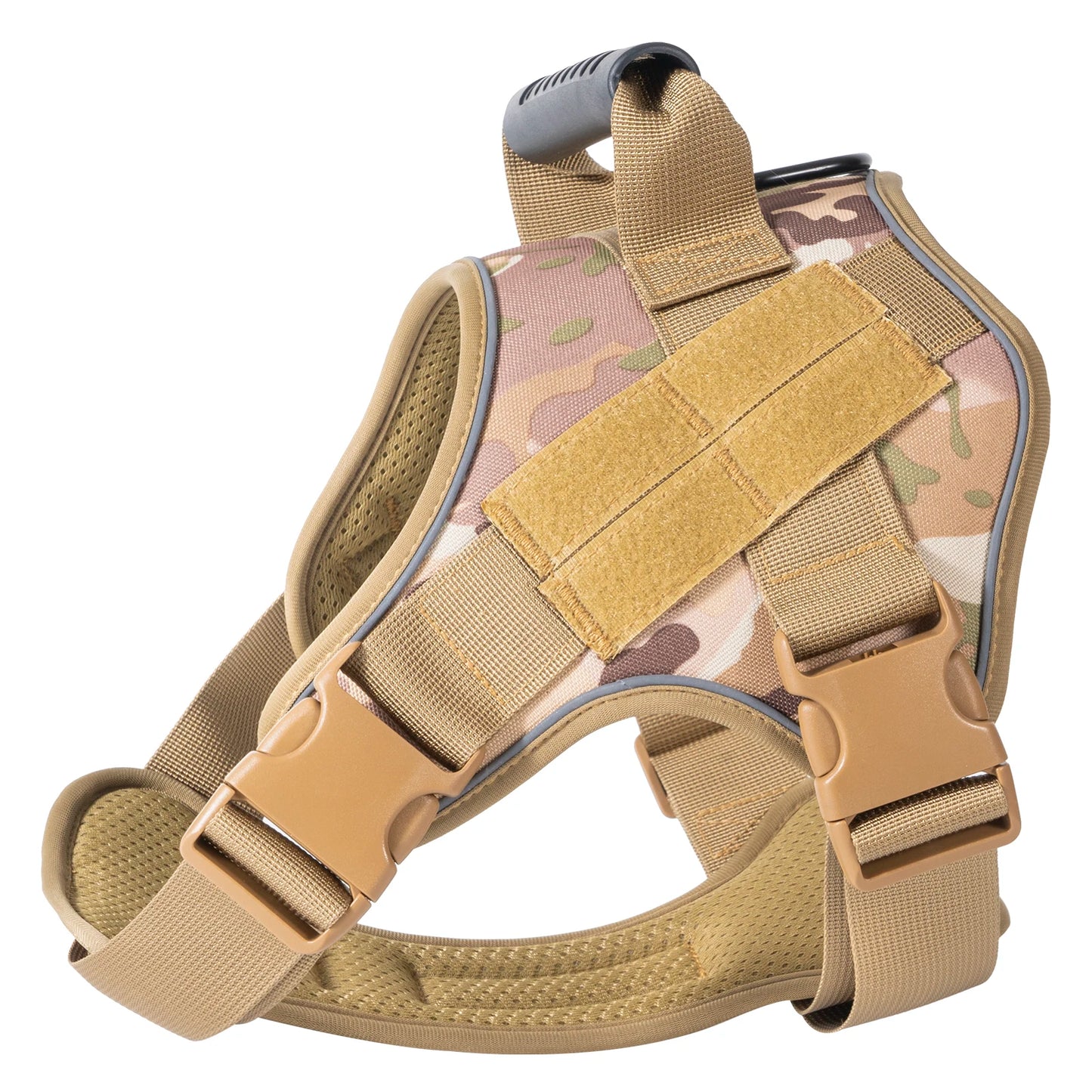 Harnais tactique pour chien – Gilet d’entraînement robuste avec poignée & attaches solides