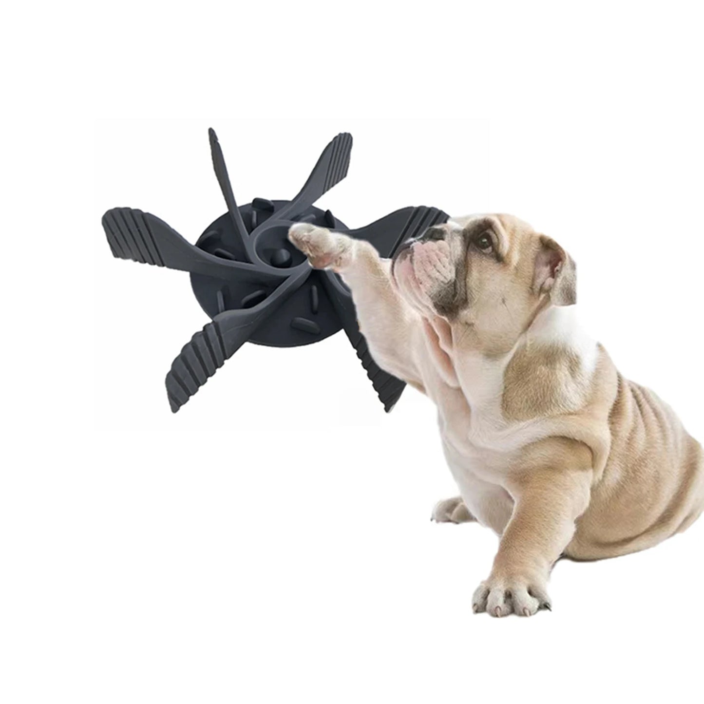 Gamelle Anti-Glouton en Forme d’Hélice – Bol pour Chien Anti-dérapant et Résistant
