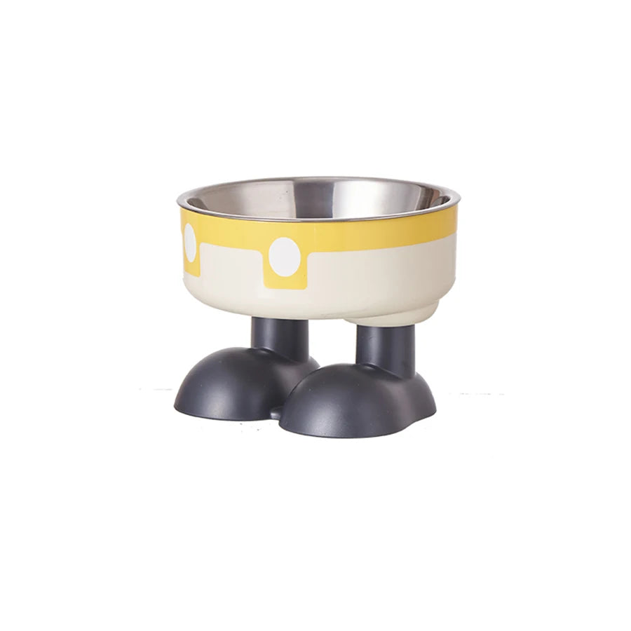 Gamelle Surélevée en Inox pour Chiens  – Antidérapante, Design et Protection des Cervicales