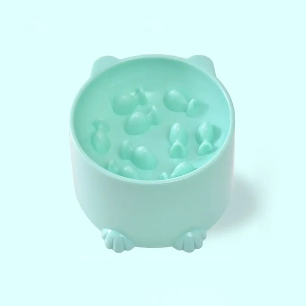 Gamelle Élevée Anti-Glouton pour Chats – Bol de Nourriture Anti-étouffement et Protection des Cervicales