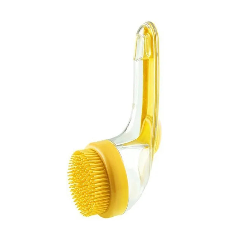 Brosse de bain pour animaux de compagnie 2025, nouvelle brosse de bain 2 en 1 pour chien avec distributeur de shampoing intégré, brosse de lavage pour animaux de compagnie, brosse de Massage de toilettage pour chiens et cha