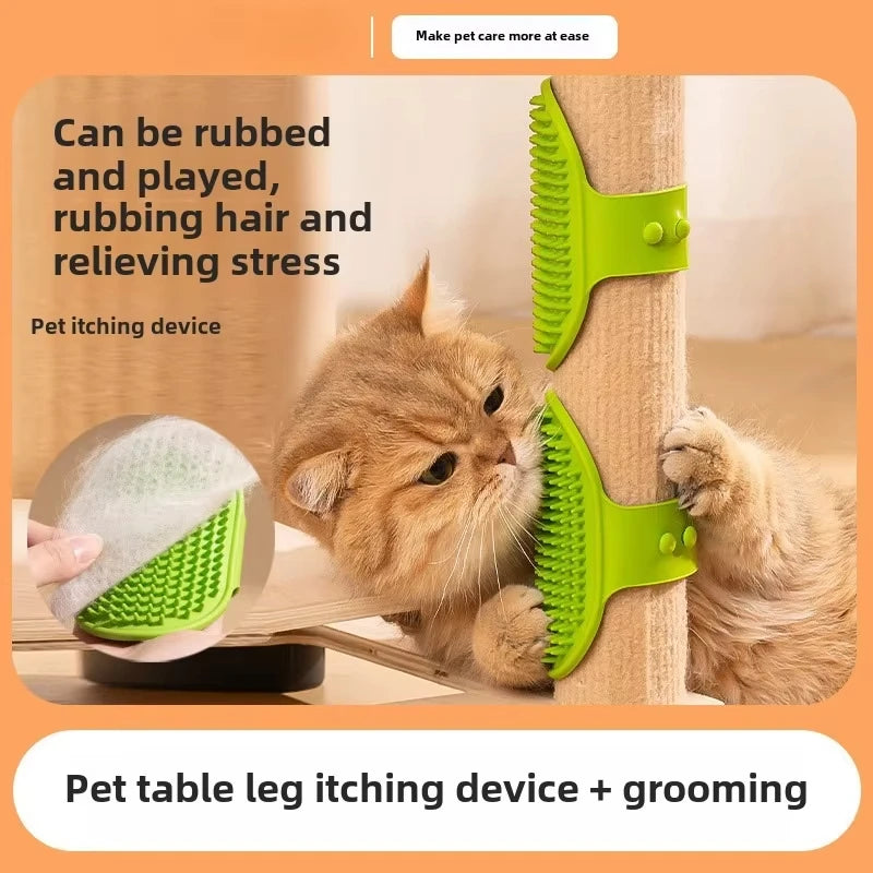 Gant de toilettage pour chiens, brosse de bain pour animaux de compagnie avec poignée annulaire réglable, peigne de toilettage de Massage en caoutchouc pour chiens et chats à cheveux courts