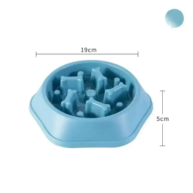 Gamelle Anti-Glouton pour Chiens – Mangeoire Lente & Anti-Étouffement