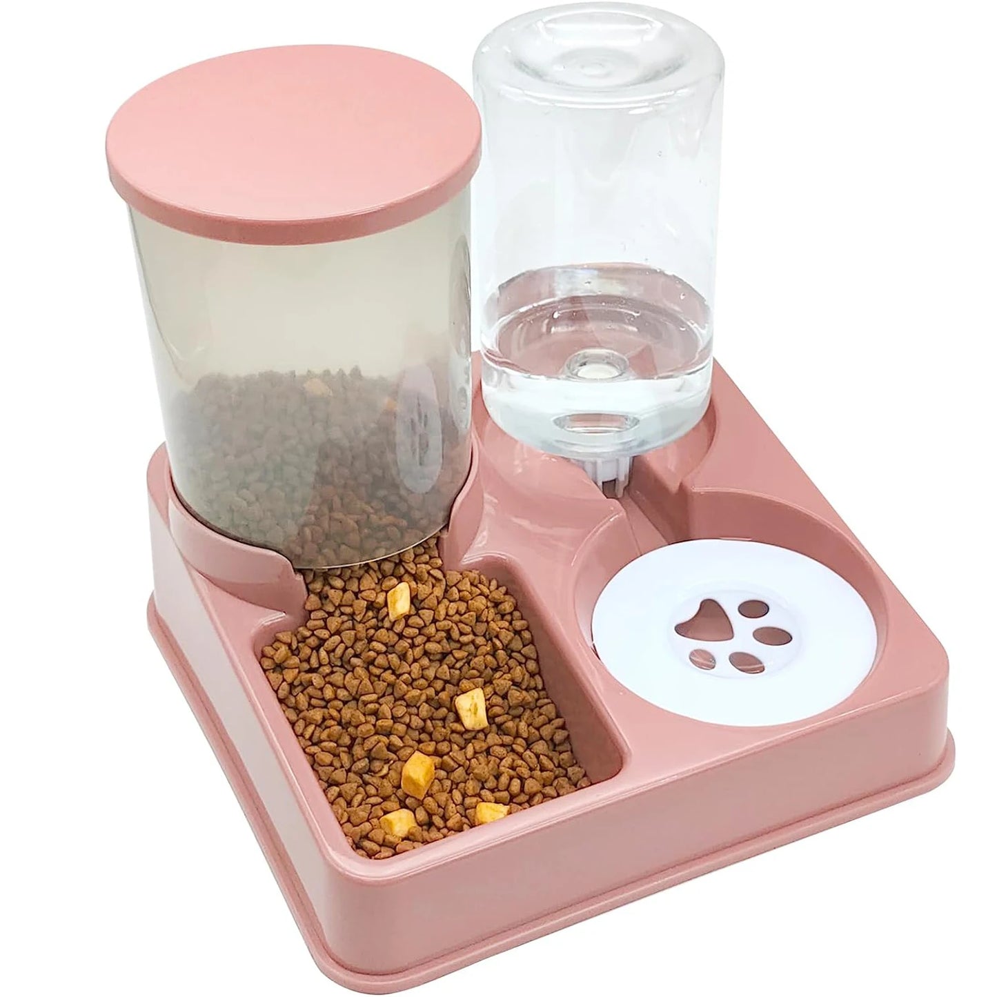 Distributeur Automatique 2-en-1 pour Chien & Chat – Gamelle Nourriture et Eau par Gravité