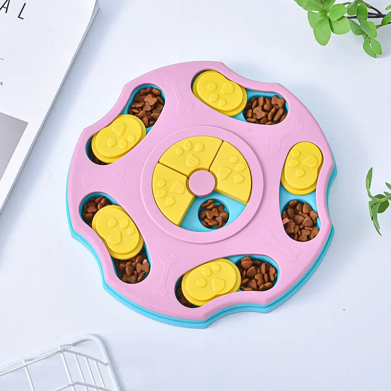Puzzle Interactif pour Chien – Jouet Distributeur de Friandises et Gamelle Anti-glouton
