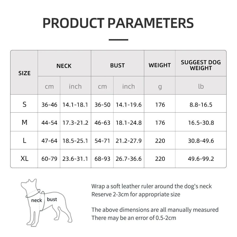 Harnais multifonction réfléchissant pour chien – Nylon réglable, confort & contrôle