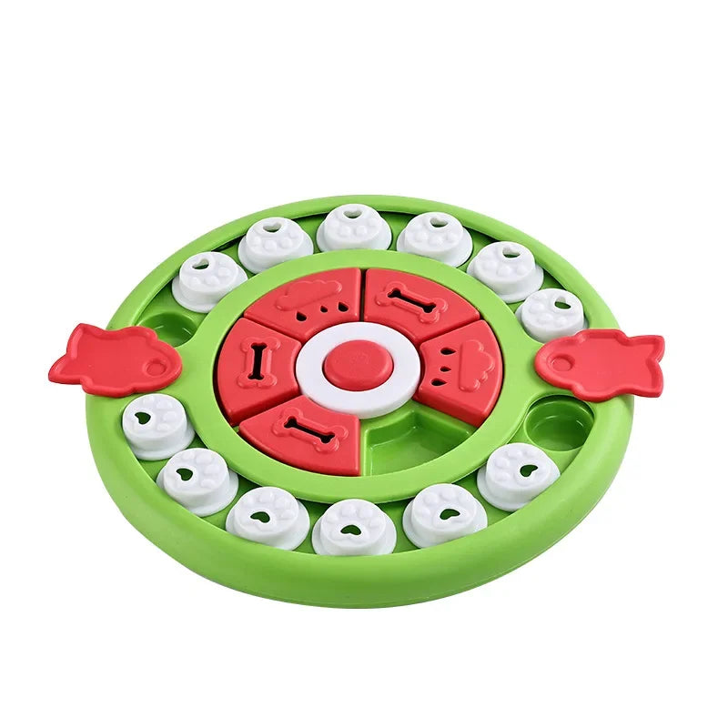 Puzzle Interactif pour Chien – Jouet Distributeur de Friandises et Gamelle Anti-glouton