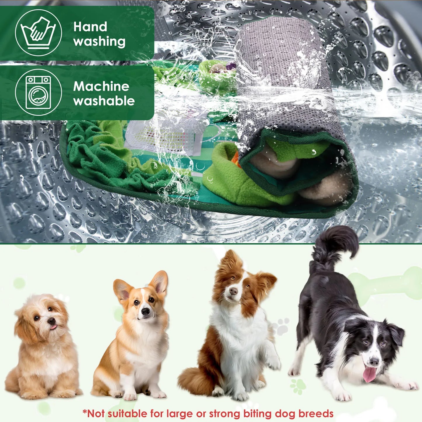 Tapis de Fouille Interactif XL pour Animaux – Puzzle & Gamelle Lente Anti-Stress pour Chiens