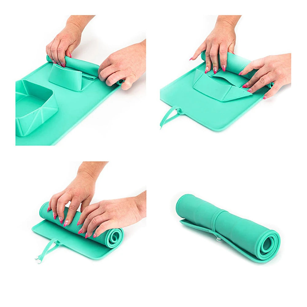 Gamelle Double Pliable en Silicone – Bol Portable pour Chien, Idéal Voyage & Plein Air